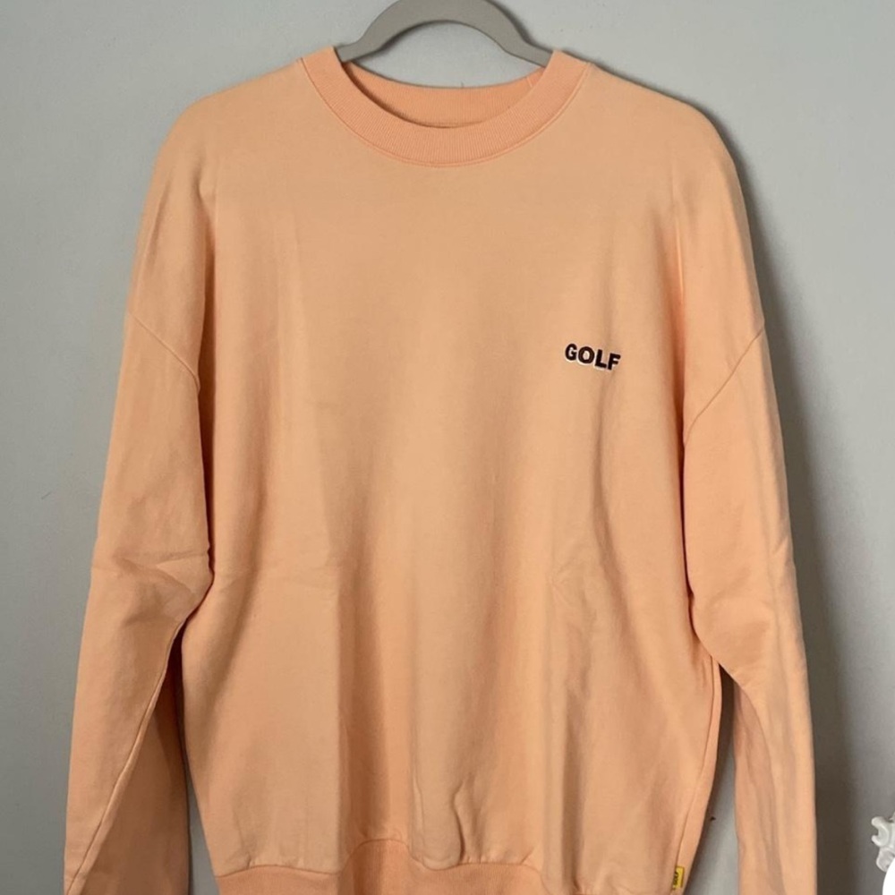 golf wang peach crewneck